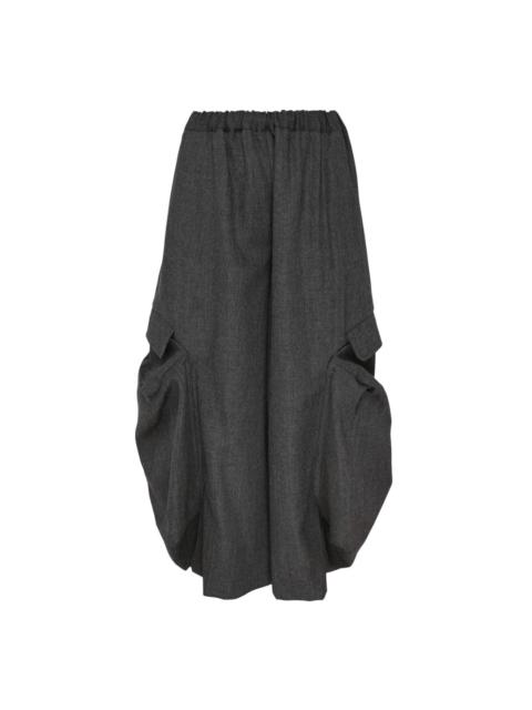 Comme des Garçons Comme des Garçons Wide-Leg Drawstring Cargo Pants