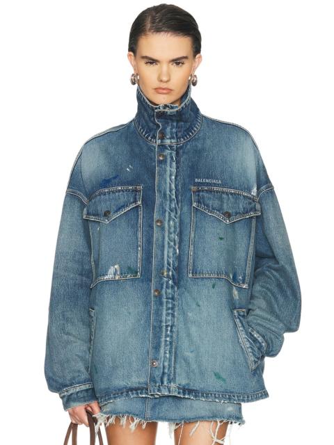 BALENCIAGA Denim Parka