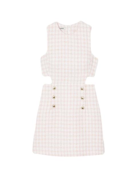Sandro 오픈 워크 TWEED DRESS