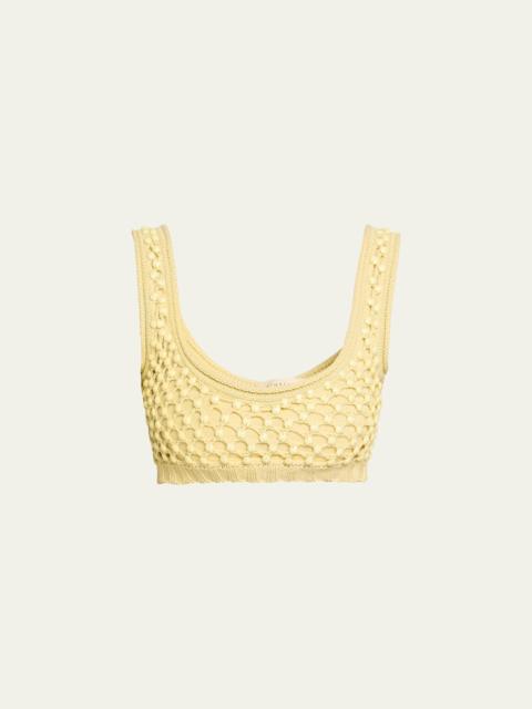 diotima Lady Embellished Knit Bralette