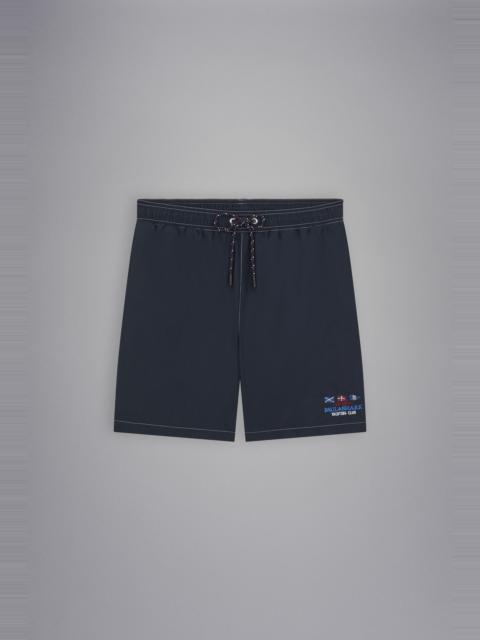 SWIM SHORTS WITH NAUTICAL EMBROIDERY