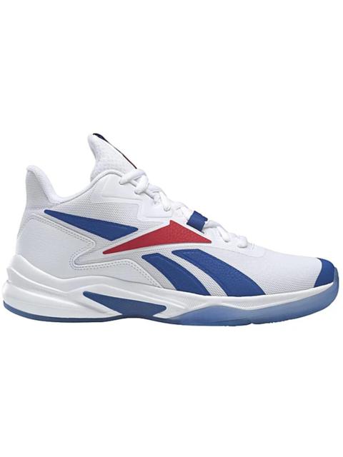 Reebok More Buckets White Vector Blue Red