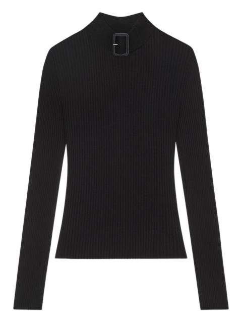 courrèges buckle sweater
