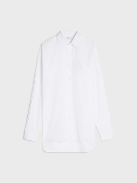 CELINE loose shirt in cotton poplin