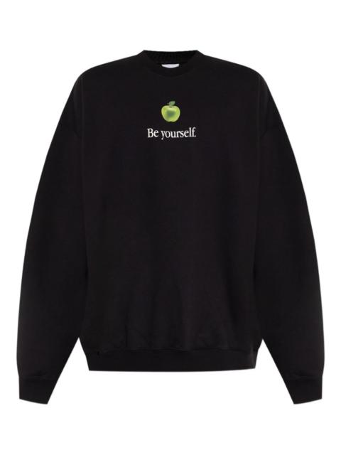VETEMENTS apple-print sweatshirt