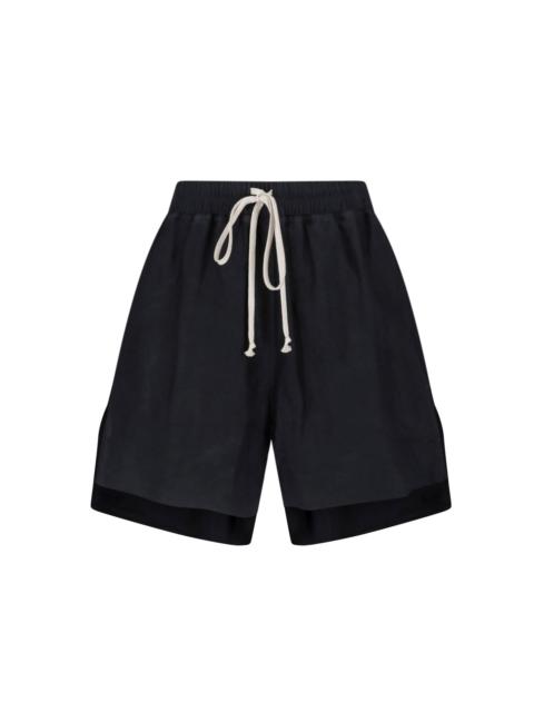 Rick Owens LAMBSKIN SHORTS