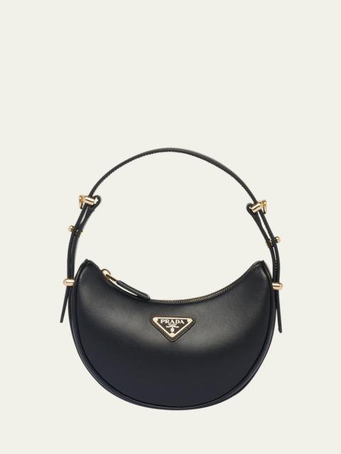 Mini Zip Leather Shoulder Bag