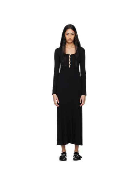 Black Tanya Maxi Dress