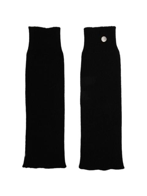 Rick Owens ribbed-knit arm warmers