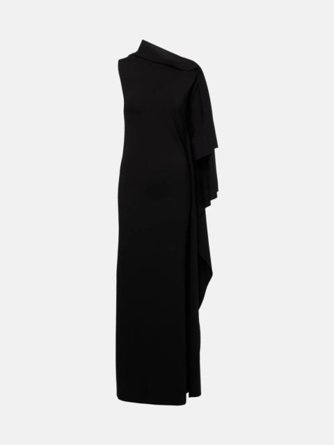 Sportmax Draped asymmetric maxi dress