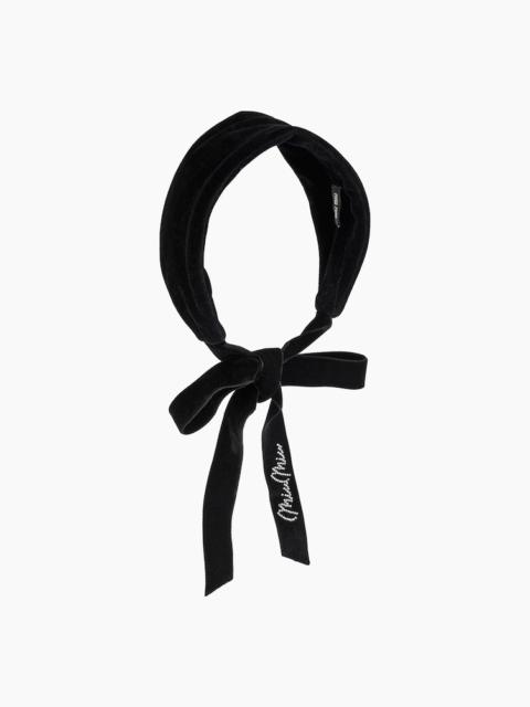Miu Miu Velvet headband