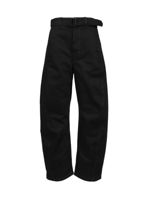 Lemaire TWISTED BELTED PANTS / BLK