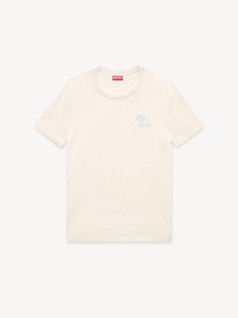 KENZO 'KENZO Tulip' embroidered top in spongy cotton