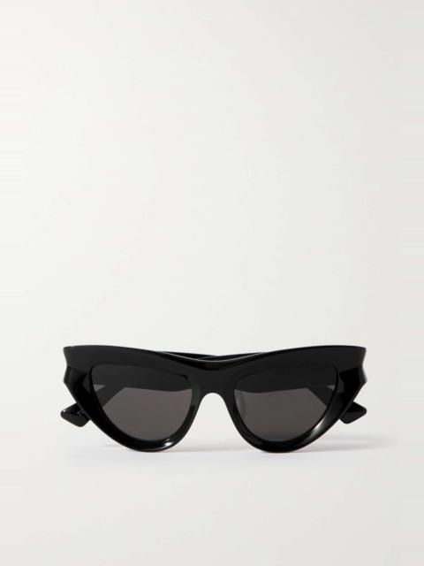 Edgy cat-eye acetate sunglasses