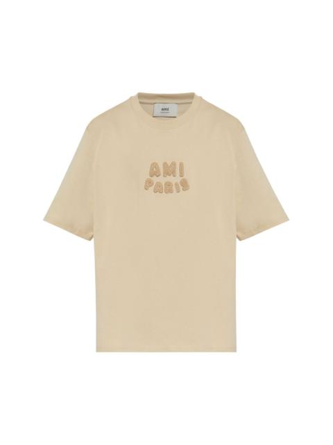 logo-embroidered T-shirt