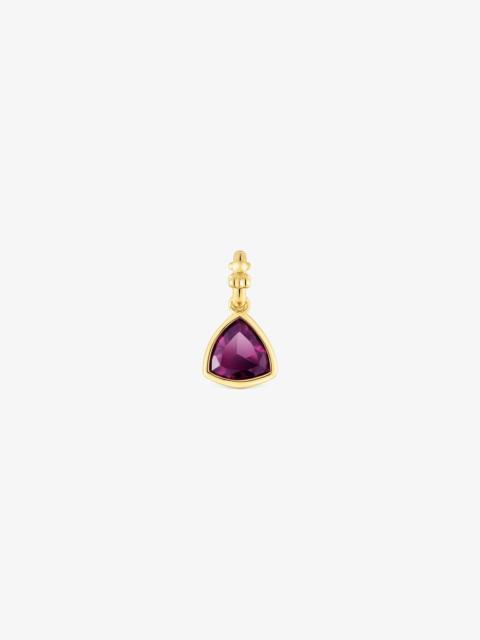 TOUS Small 18K gold vermeil Pendant with rhodolite Medallions