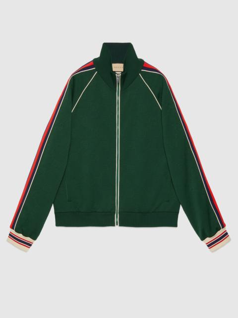 GUCCI GG jacquard jersey zip jacket