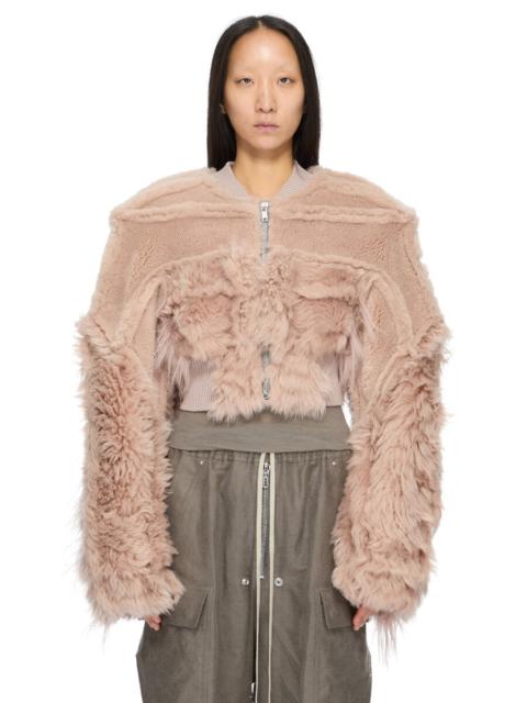 Rick Owens COLLAGE BOMBER CROPPED