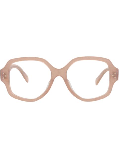 CELINE Celine Square-Frame Acetate Optical Frames Pink Pink Transparent (CL50135I-53-074)