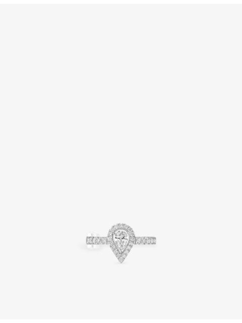 MESSIKA My Twin 18ct White-Gold And 0.27ct Diamond Single Ear Clip
