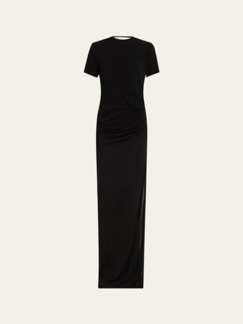 CHRISTOPHER ESBER Coiled Jersey Corseted Tee Gown
