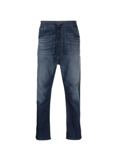 Diesel drop-crotch tapered jeans