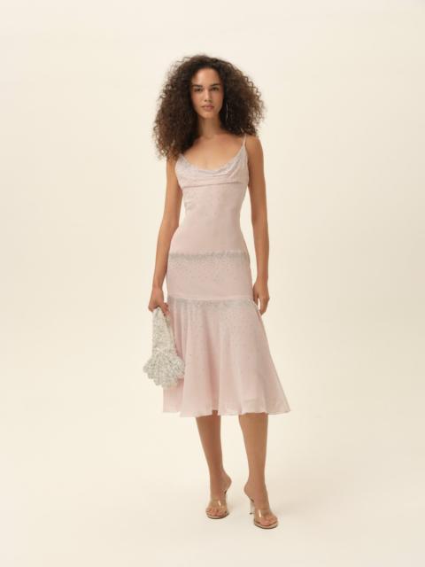For Love & Lemons Fairy Dust Beaded Midi Dress