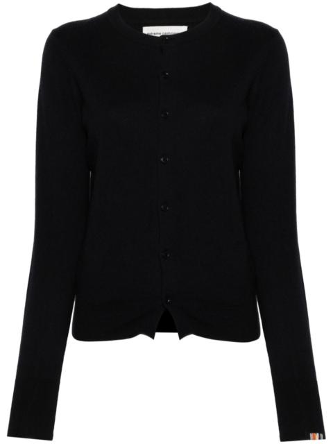 extreme cashmere nÂ°332 little bit fine-knit cardigan