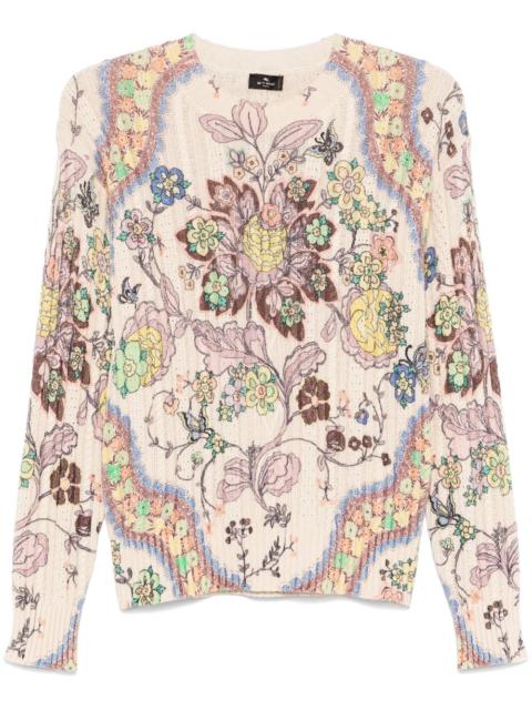 Etro floral-print sweater
