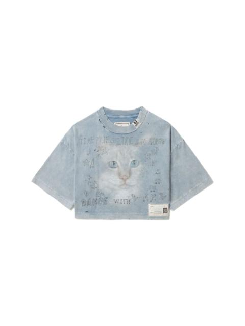 Maison MIHARAYASUHIRO Cat-print cotton T-shirt