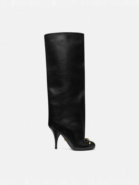 VERSACE Opera Bow Knee-High Boots 105 mm
