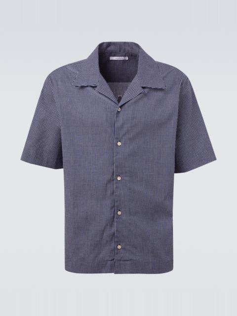 Givenchy Checked cotton bowling shirt