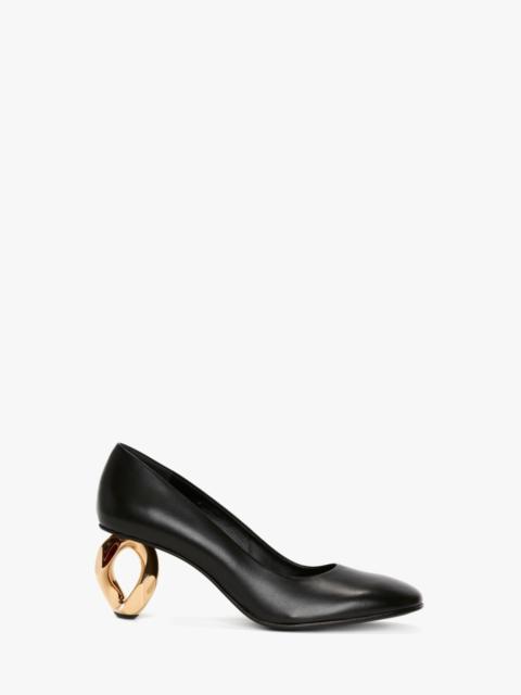 JW Anderson CHAIN HEEL LEATHER PUMPS
