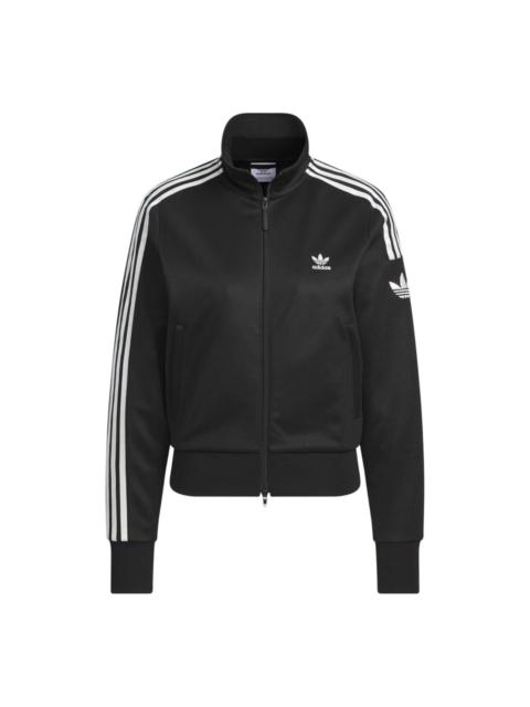 adidas (WMNS) adidas Retro Trefoil Sports Jacket 'Black' JI7536