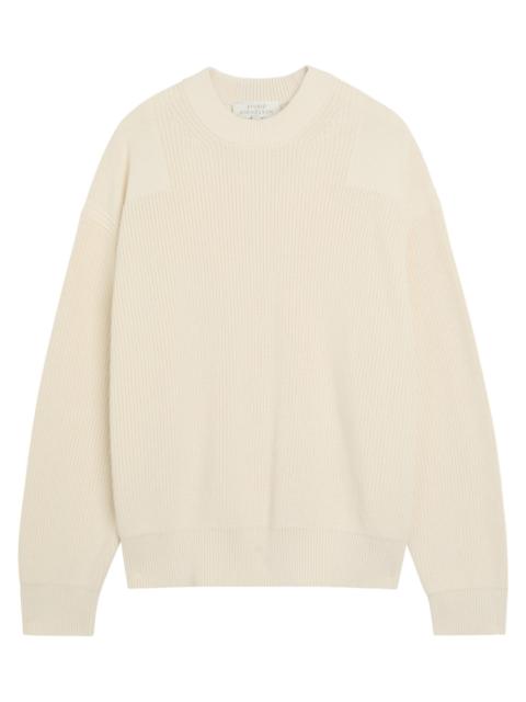 Studio Nicholson Studio Nicholson Panelled-effect Ribbed-knit Cotton Jumper