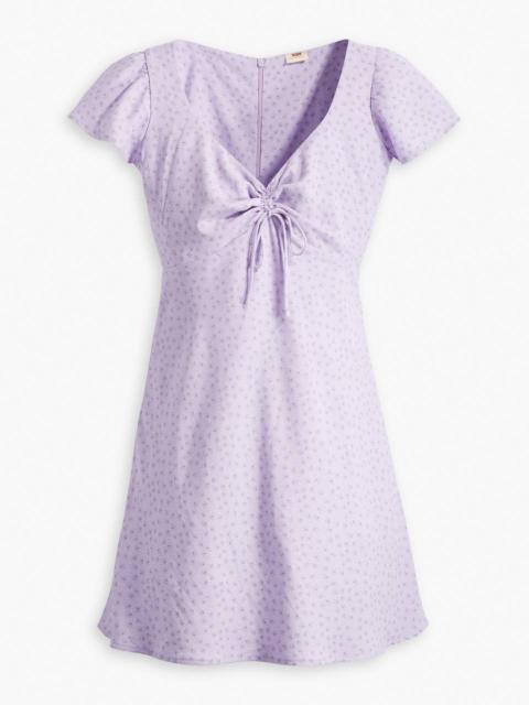 SKYLAR FLUTTER SLEEVE DRESS