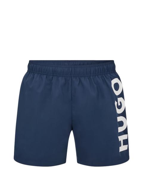 HUGO logo-print swim shorts