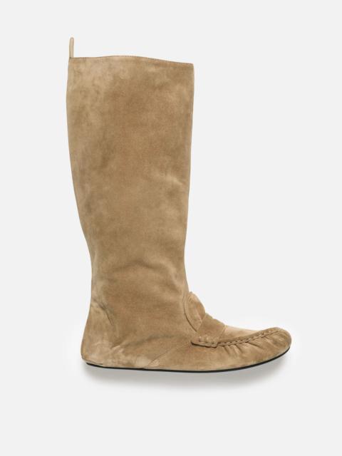 Acne Studios Slouch saddle boots - Beige