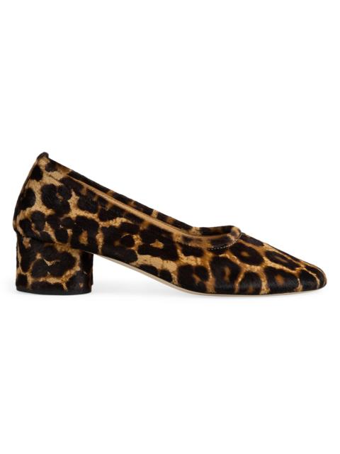 DEAR FRANCES Women's Balla 45MM Leopard-Print Calf Hair Pumps - Leo Print