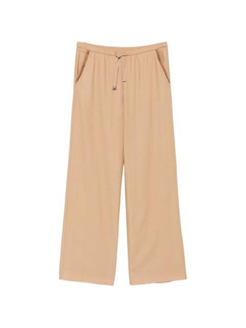 Herno drawstring wide-leg trousers