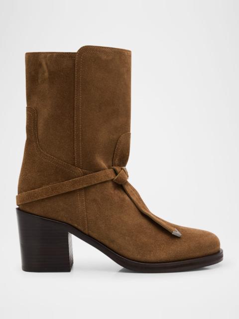 Brunello Cucinelli City Suede Ankle Boots