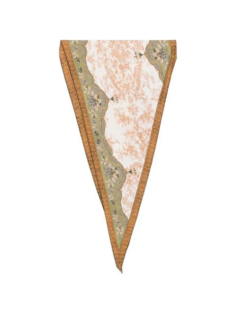 Pierre-Louis Mascia Scarf 100% Silk "Aloeuw"