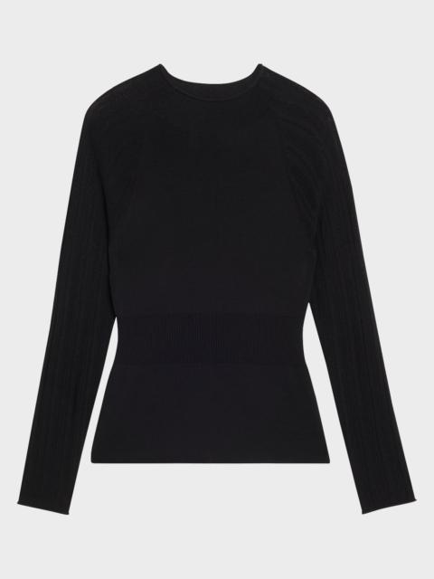 3.1 Phillip Lim Long-Sleeve Mock-Neck Top