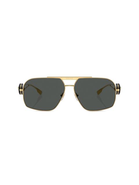 VERSACE Medusa pilot-frame sunglasses