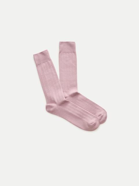 J.CREW Ribbed cotton-blend socks