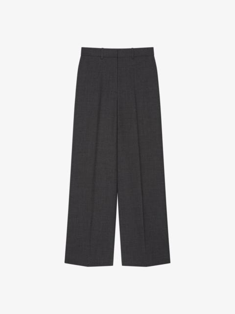 OVERSIZED TAILORED PANTS IN WOOL