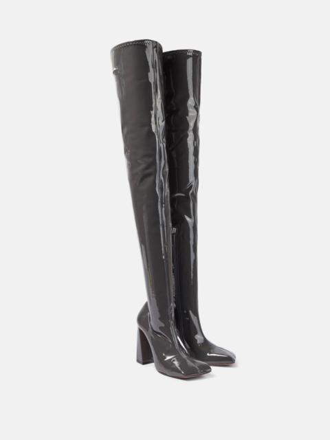Marine Stretch 95 latex over-the-knee boots