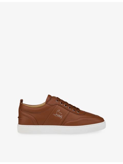Christian Louboutin Retero Flat Calf-Leather Trainers