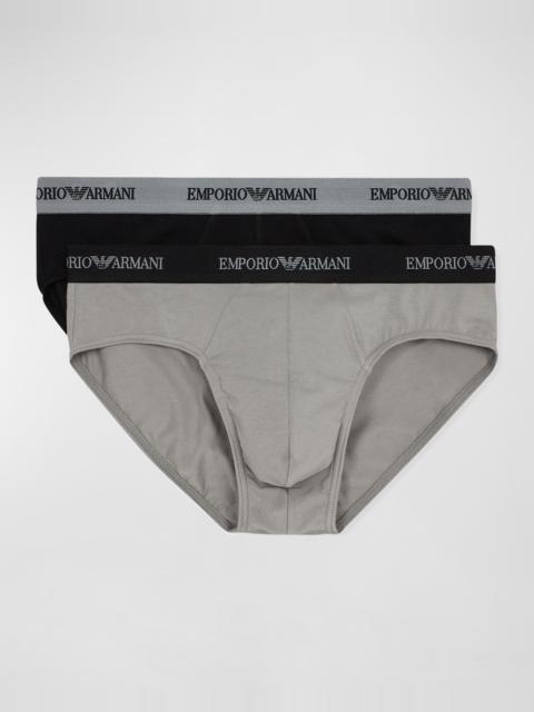 EMPORIO ARMANI Men's 2-Pack Stretch Cotton Briefs