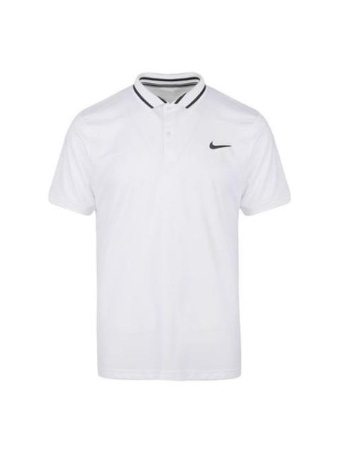 Nike 남자의 NKCT 건조한 POLO PIQUE 백색 BV1195-100로 나이키